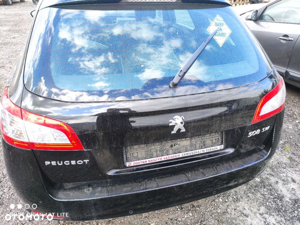 Klapa tylna kombi Peugeot 508 I KTVD kompletna