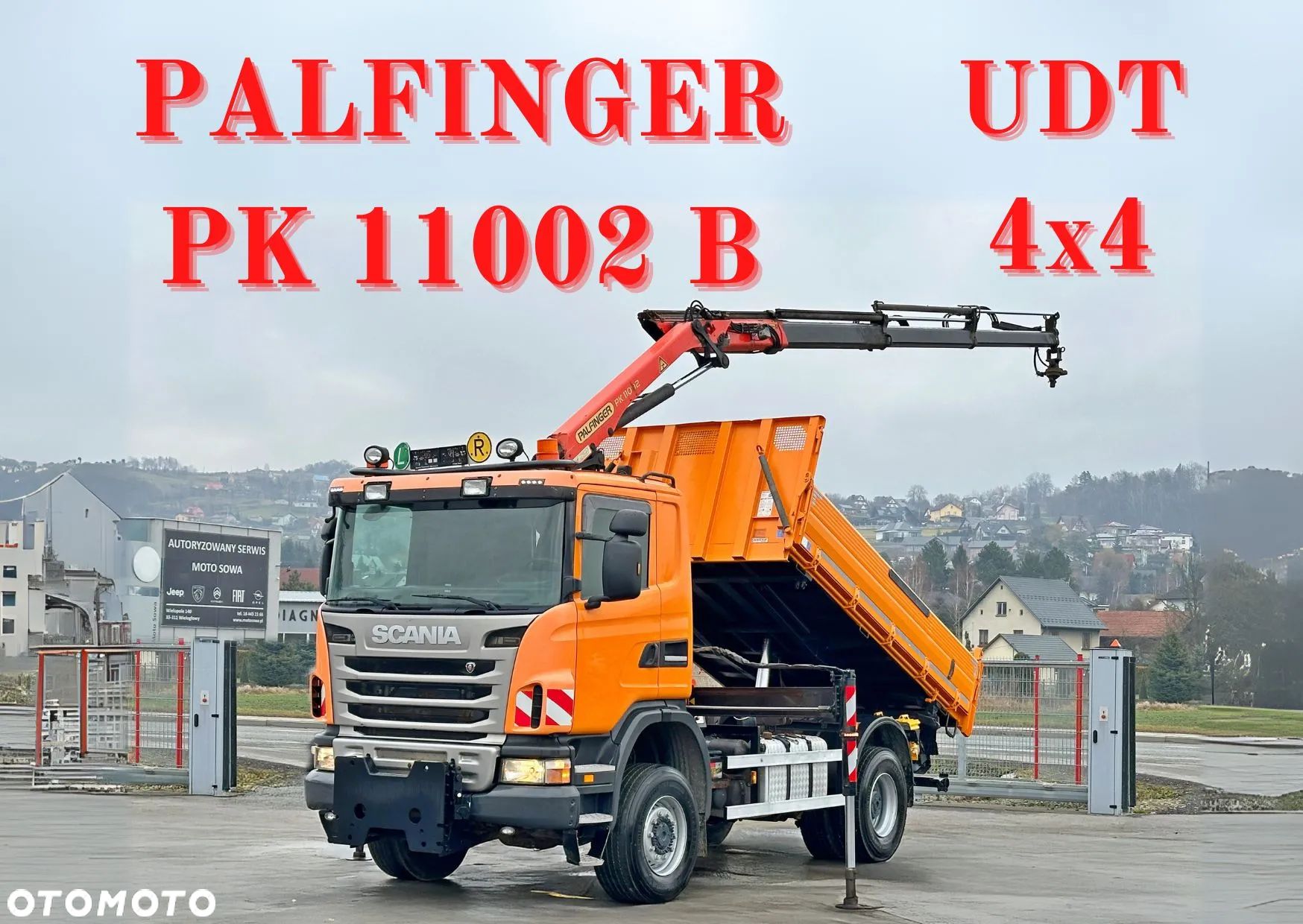 Scania G 360 * WYWROTKA 4,10 m + PK 11002 B + PILOT * 4x4 - 1
