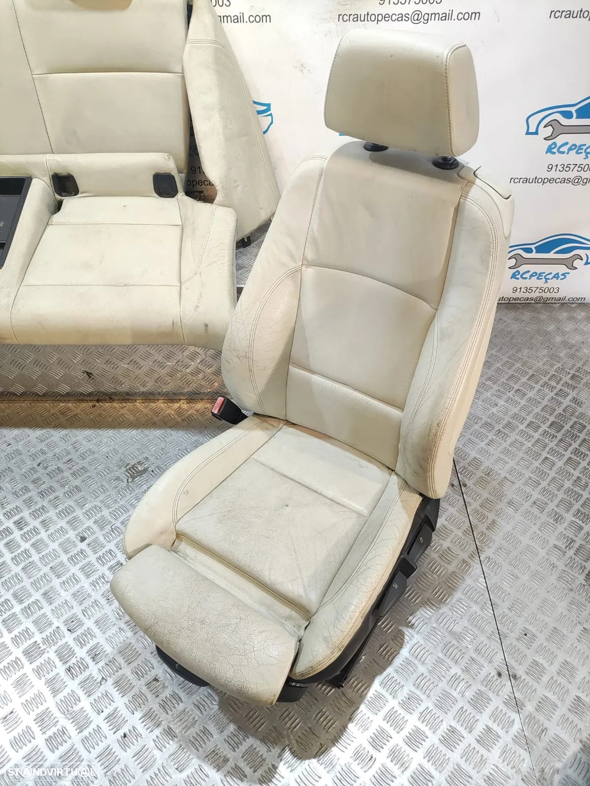 Conjunto de Bancos BMW Serie 1 E82 Coupé Pack M Pele - 10