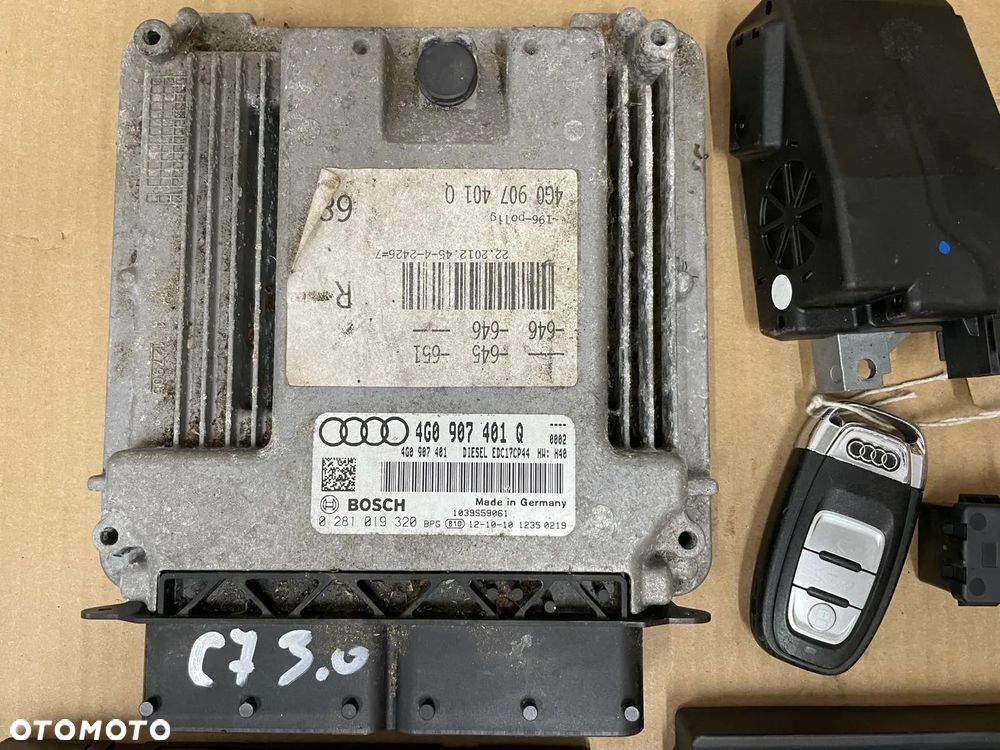 ZESTAW DO ODPALENIA KOMPUTER AUDI A6 C7 3.0 TDI 4G0907401Q - 2