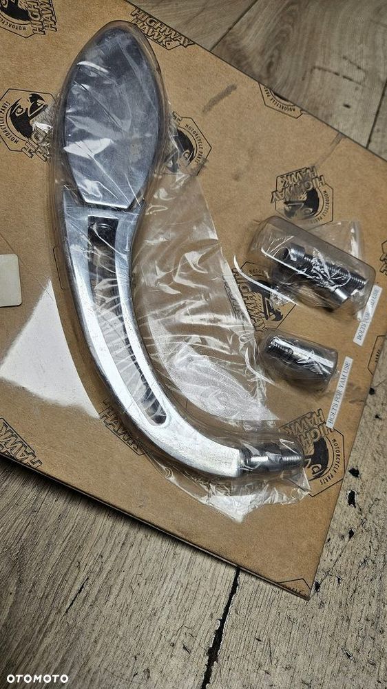 Lusterko Motocyklowe Highway Hawk Mirror Smooth 91-825 - 4
