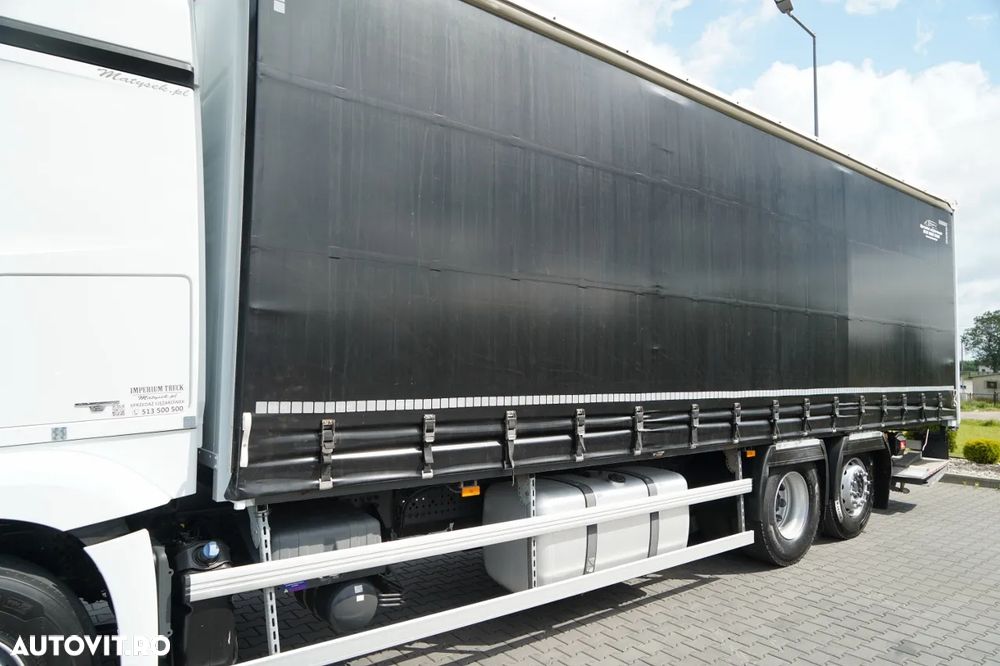 Mercedes-Benz ACTROS 2545 / CORTINĂ  8,8 m / DHOLLANDIA LIFT - 2.000 KG / PODEA REZISTENTĂ / PUNȚ DE DIRECȚIE / EURO 6 - 11