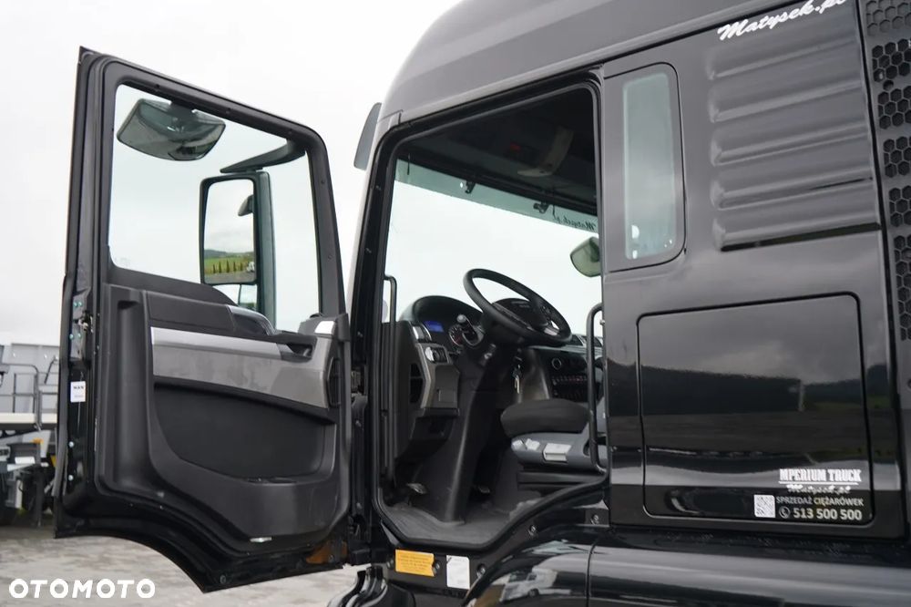 MAN TGS 26.440 / 6X2 / SKRZYNIOWY 7,5 M / OŚ PODNOSZONA  + HDS PALFINGER PK 18002  / MAX UDŹWIG: 6 000 KG / STEROWANIE RADIOWE / ROTATOR / KLIMA POSTOJOWA /  MANUAL / EURO 6 - 25
