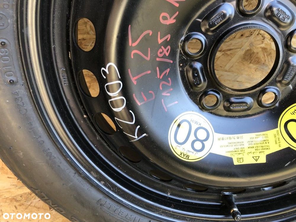 VOLVO V50 KOŁO DOJAZDOWE 125/85 R16 ET25  5X108 F63,4MM - 3
