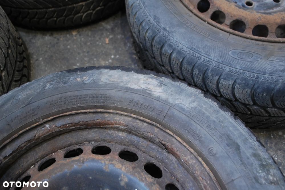 FELGI STALOWE + OPONY ZIMOWE KBA43737 5X112 ET45 6J 195/65R15 AUDI A4 A6 C6 VW SKODA SEAT - 7