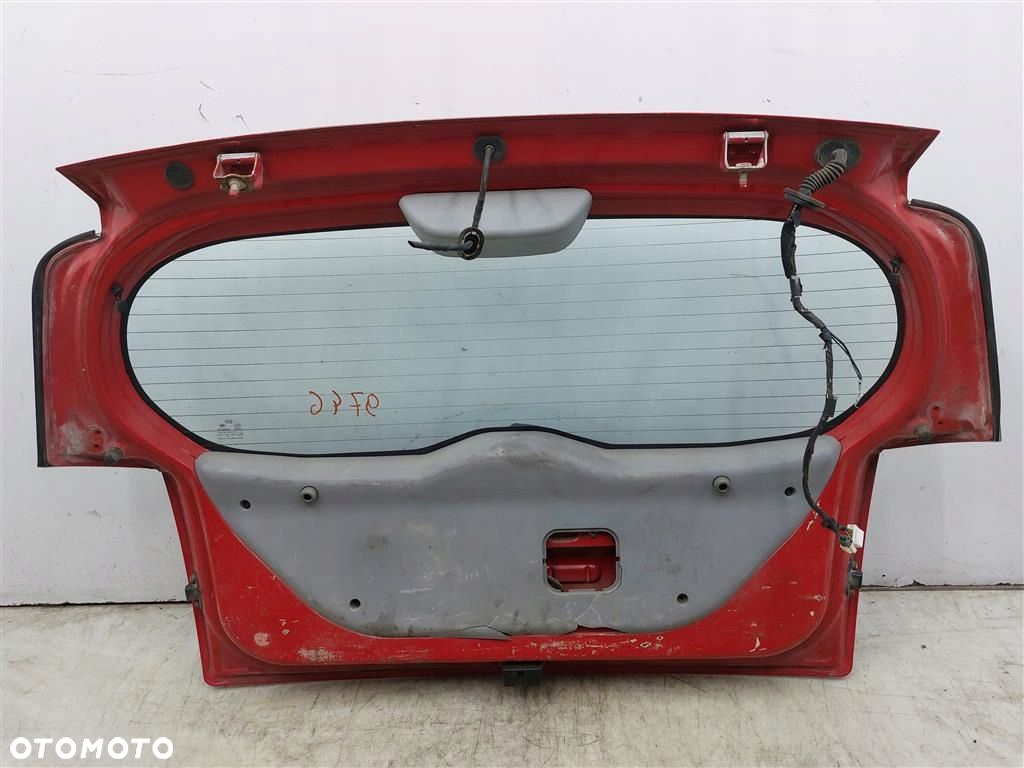 Klapa tył tylna Kia Picanto I  2004-2010 CZERWONA - 3