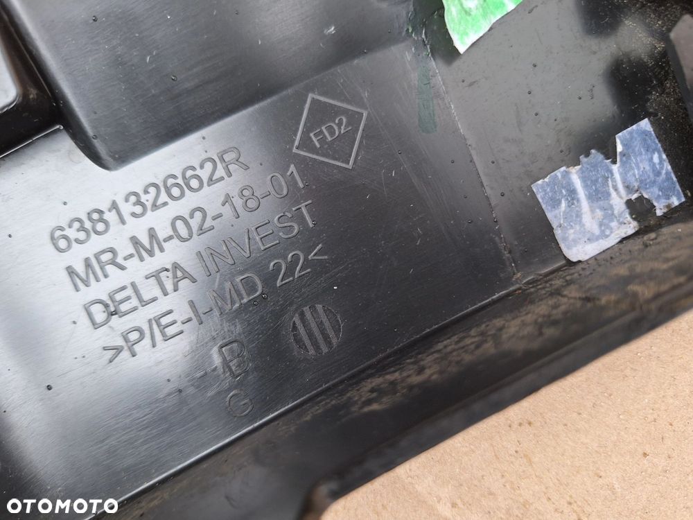 DACIA SANDERO III STEPWAY 20- 21- CAŁA-NIE KLEJONA LISTWA BŁOTNIKA LEWY PRZÓD 638132662R WYSYŁKA - 7