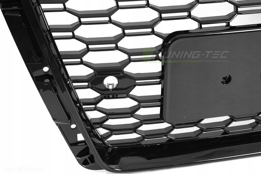 Atrapa Grill Kratka Tuning Black Glossy R S4 Look Audi A4 b9 8w 0 2015-2019 - 5