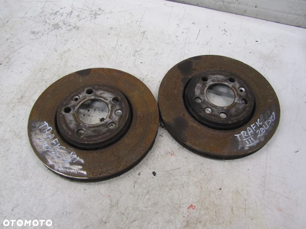renault trafic III vivaro b talento 14r->1.6 dci tarcze hamulcowe przód - 1