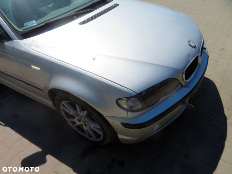 MASKA ZDERZAK BŁOTNIKI LAMPA 3 E46 LIFT 354 BMW 2002-2005 SREBRNY PRZÓD KOMPLETNY - 3