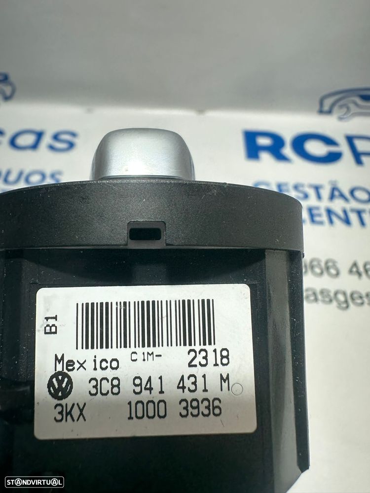 .Modulo Comutador Switch Luzes Original VW Volkswagen 3C8941431M 2008 - 2017 - 7