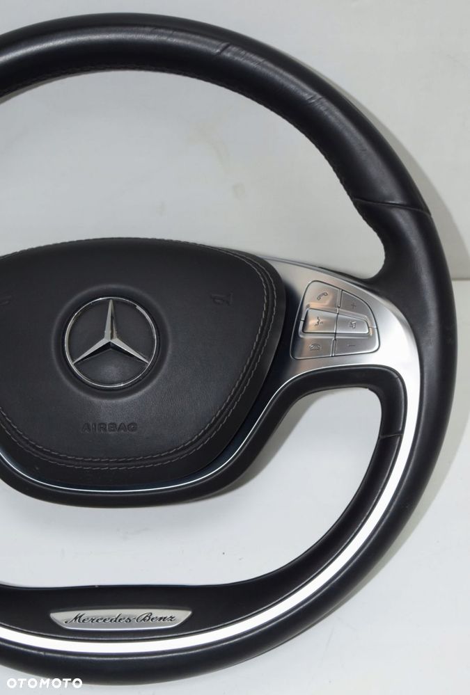 MERCEDES S KLASA W222 KIEROWNICA CZARNA - 2