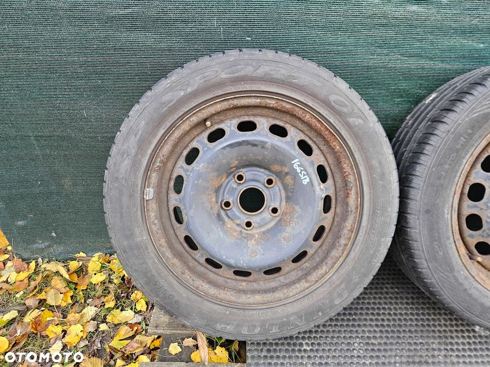 Kola Felgi 8E0601027D R16 5x112 7J ET42 Stalowe Opony Letnie 205/55 Audi A4 A6 VW Skoda Seat - 2