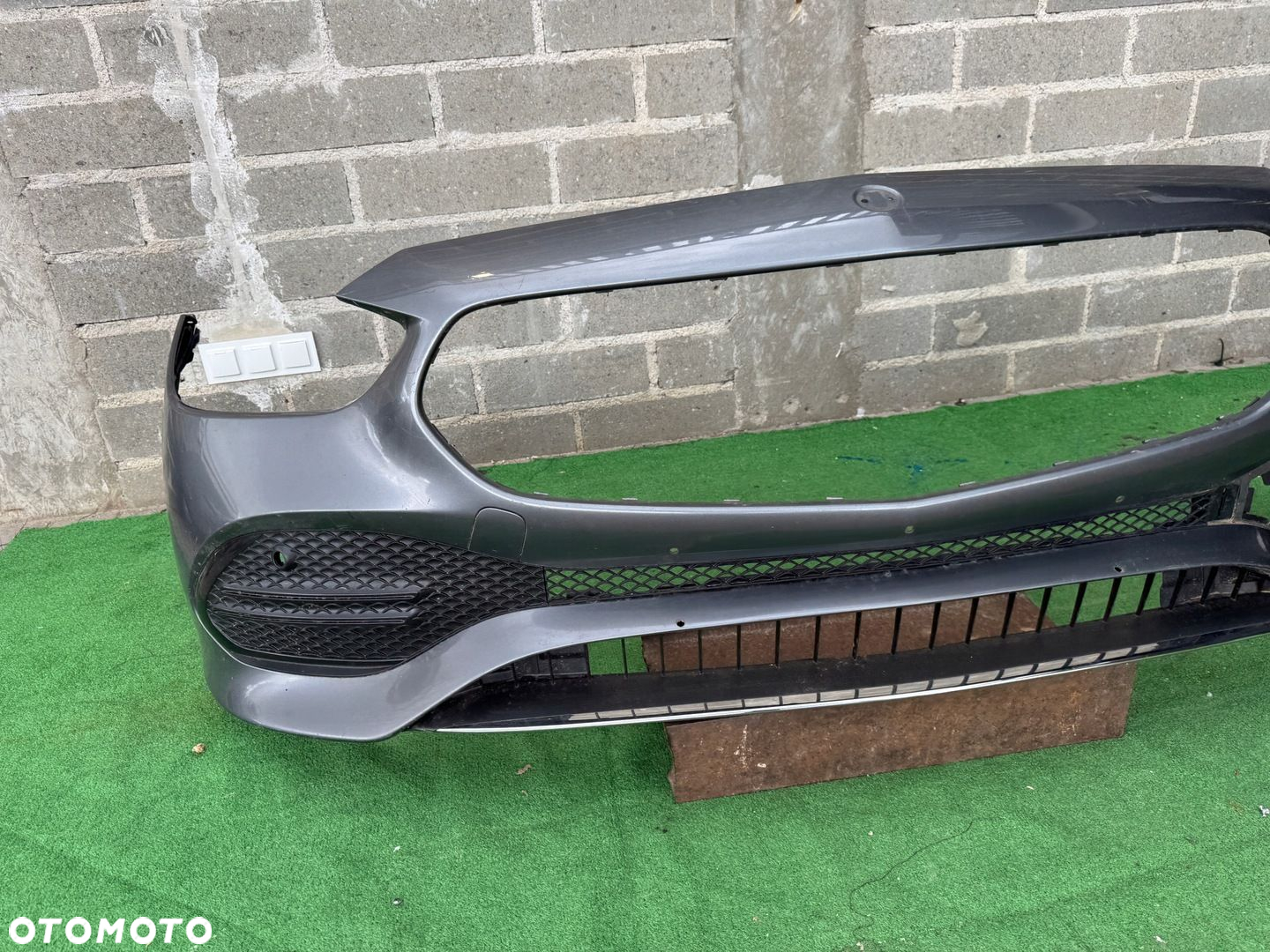 MERCEDES C KLASA W206 A206 ZWYKŁY ZDERZAK PRZEDNI ORG EU - 4