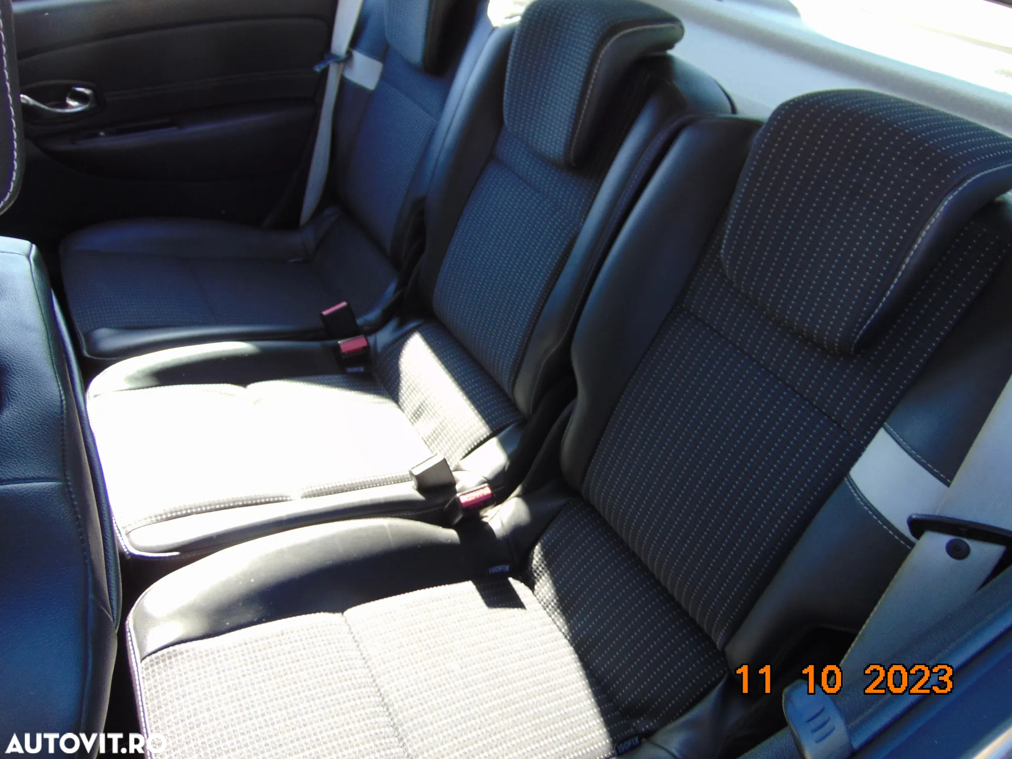 Scaune spate renault Scenic 3 an 2009-2016 set scaune spate individuale locurile 3-4-5 dezmembrez scenic 3 - 2