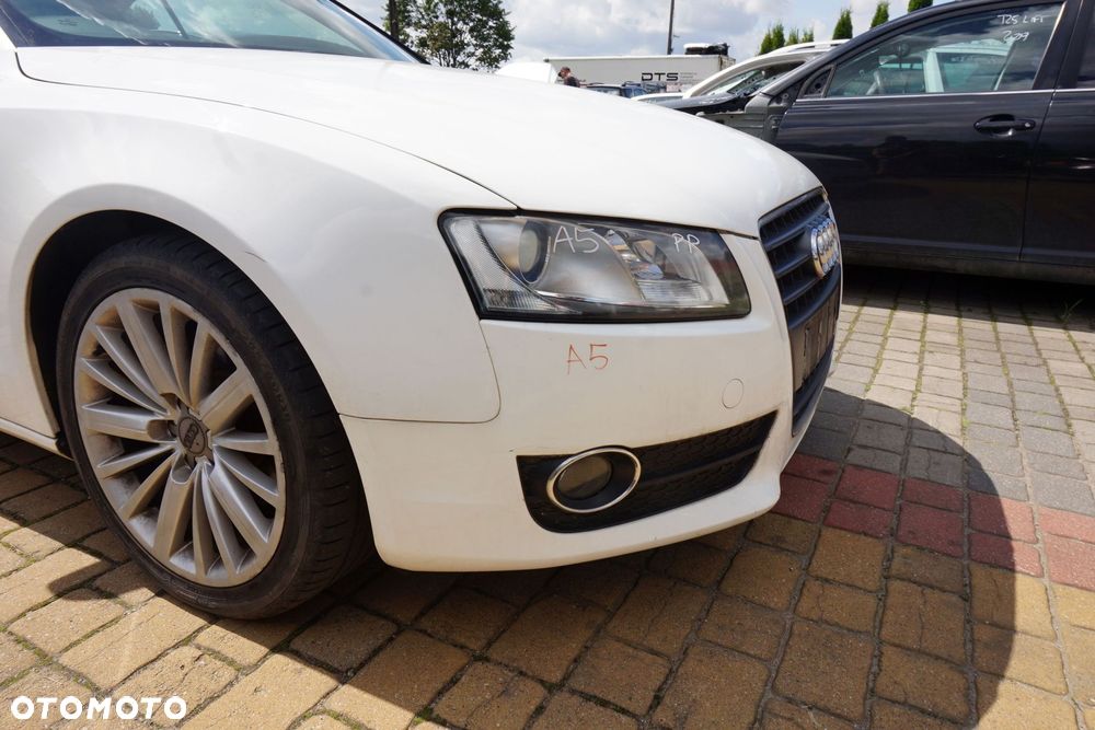 MASKA ZDERZAK BŁOTNIKI LAMPY A5 I 8T LY9C  AUDI 2007-2016 BIAŁY PRZÓD KOMPLETNY - 11