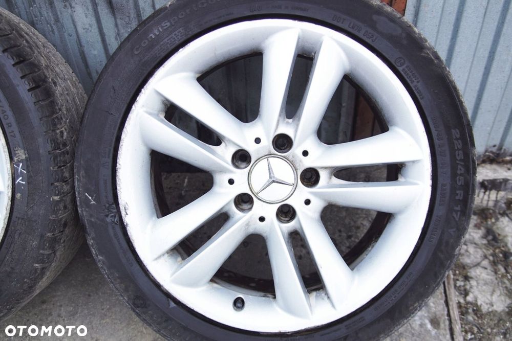 Felgi aluminiowe alufelgi komplet Mercedes CLK W209 7.5x17 ET36 A2094014102 - 10