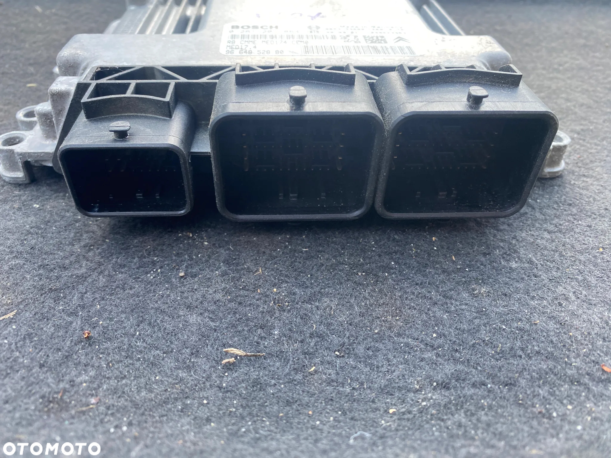 MODUŁ STEROWNIK KOMPUTER SILNIKA ECU PEUGEOT 207 1,6 TURBO 0261201864 9664852880 - 2