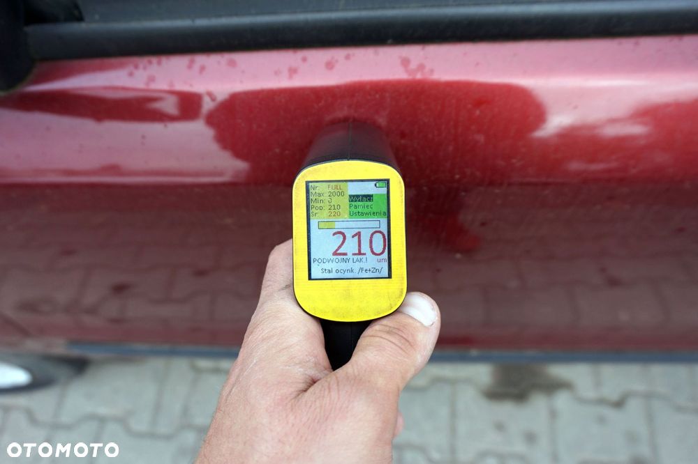 DRZWI PRZEDNIE LEWE PANDA II 132F  CZERWONY ROSSO FIAT 2003-2012 - 5