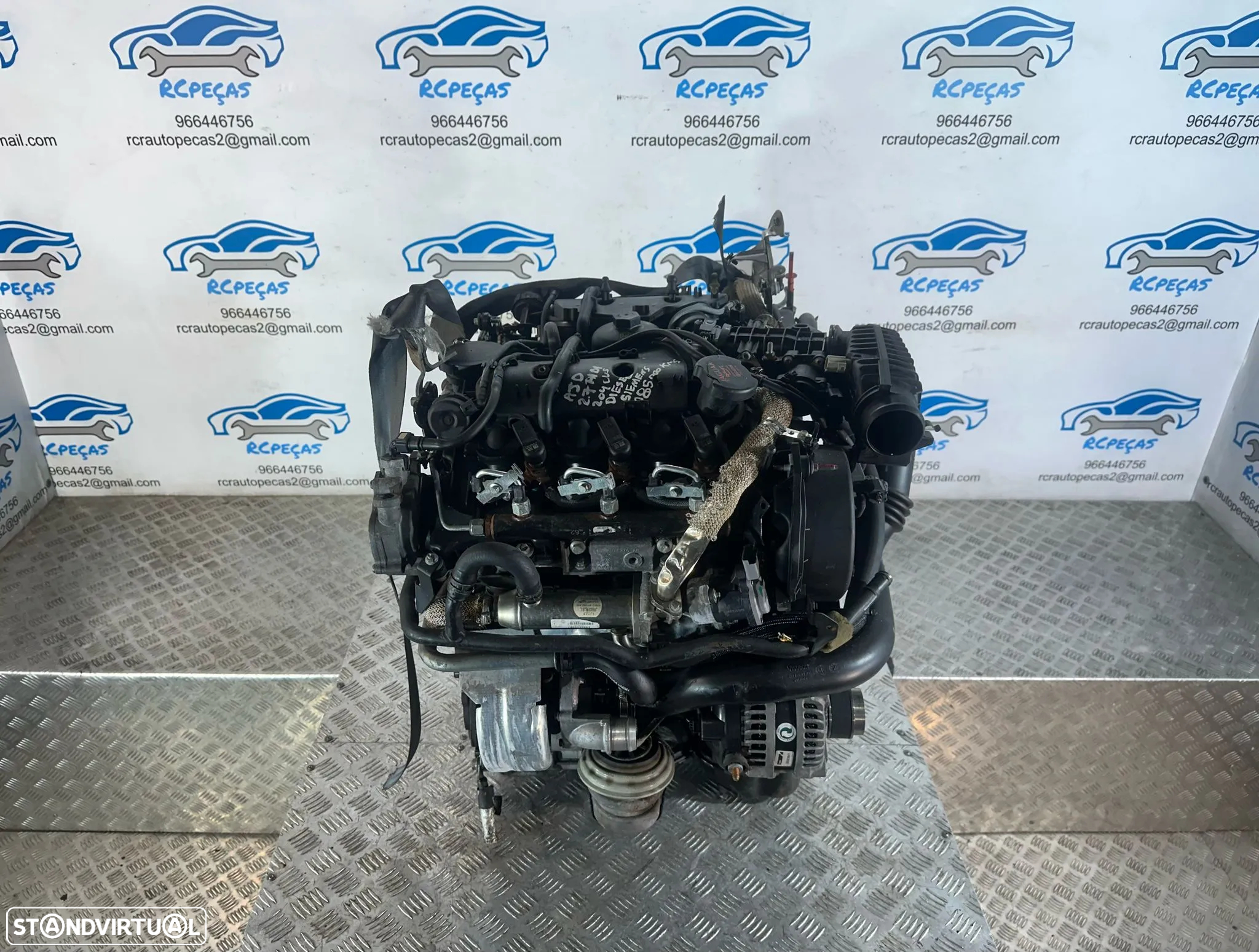 .Motor Completo 2.7 HDI 204cv V6 Jaguar Land Rover PSA Peugeot Citroen AJD 276DT DT17TED4 Siemens Continental - 5