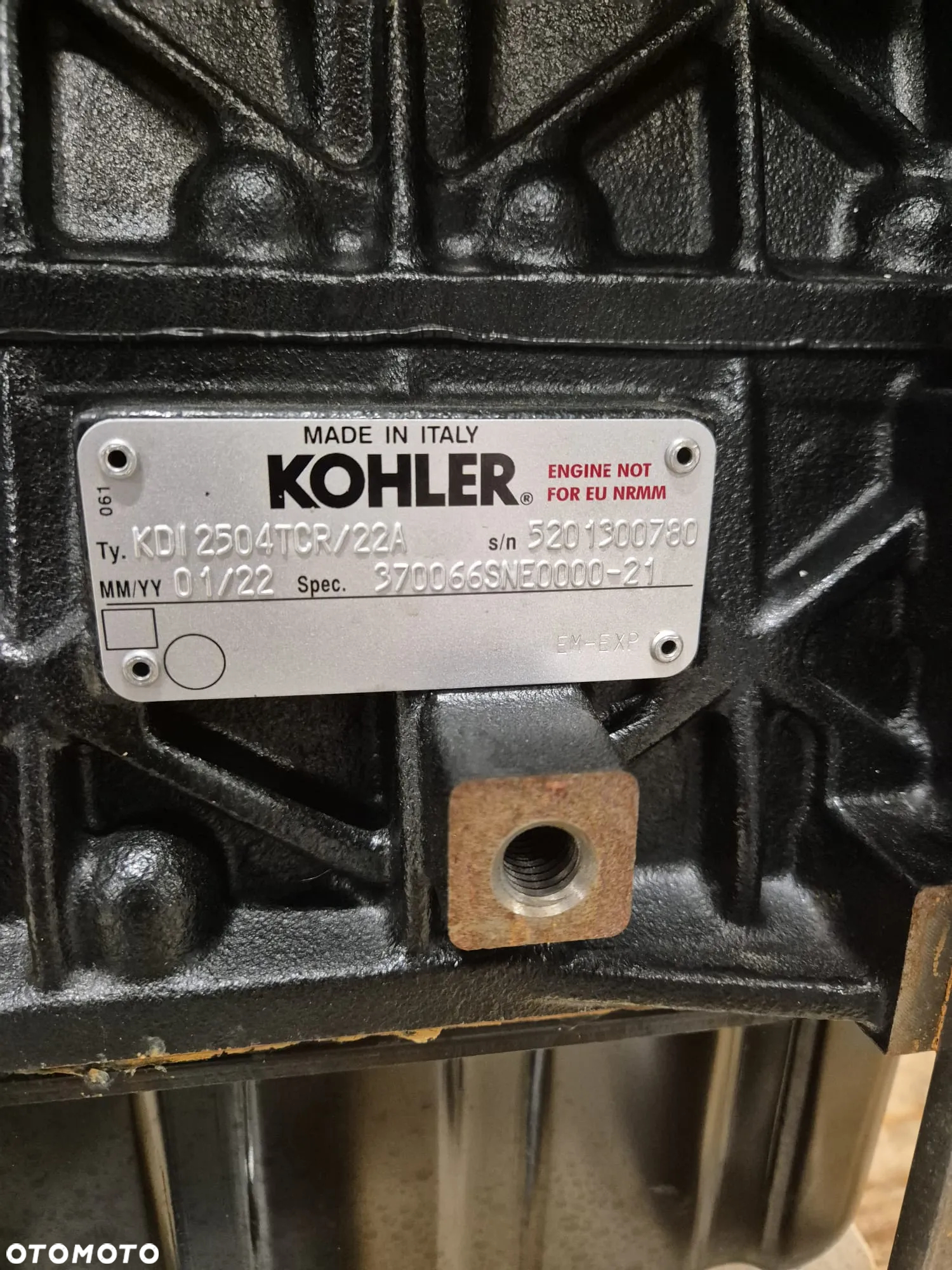 Silnik Kohler JCB diesel ładowarki 409 ,TM220 401/D6057 ORG - 4