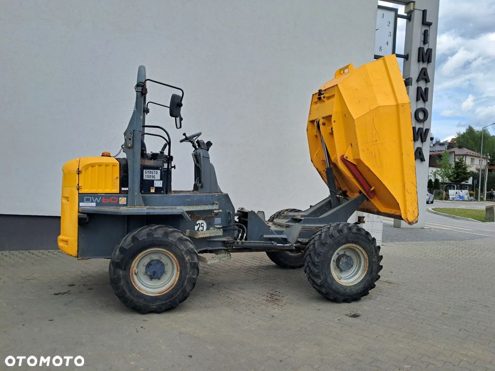 Wacker Neuson DW 60 WOZIDŁO OBROTOWE hydrostat automat ład. 6 t ton obrót + kiper ROK 2016 silnik PERKINS mocne 75KM TURBO oświetlenie drogowe lusterka  Terex ta6s ausa d600 apg Thwaites 6 Mecalac Jcb 6 9 kierunkowskazy WYWROTKA DUMPER 4x4 budowlane 3 6 9 ton - 4