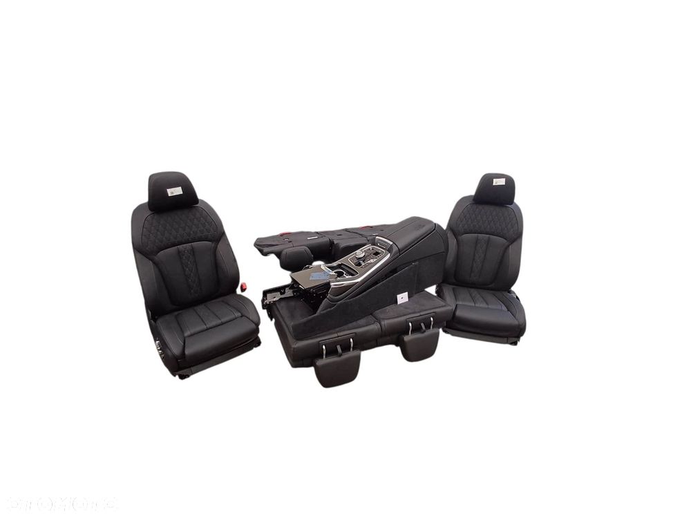 WNĘTRZE TAPICERKA KOMPLET BMW X7 G07 VASW Leather Merino black - 5