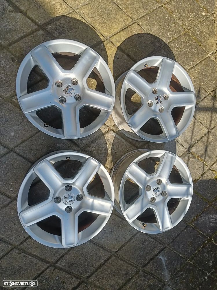 4 jantes 17 Peugeot furação 4x108 - 1