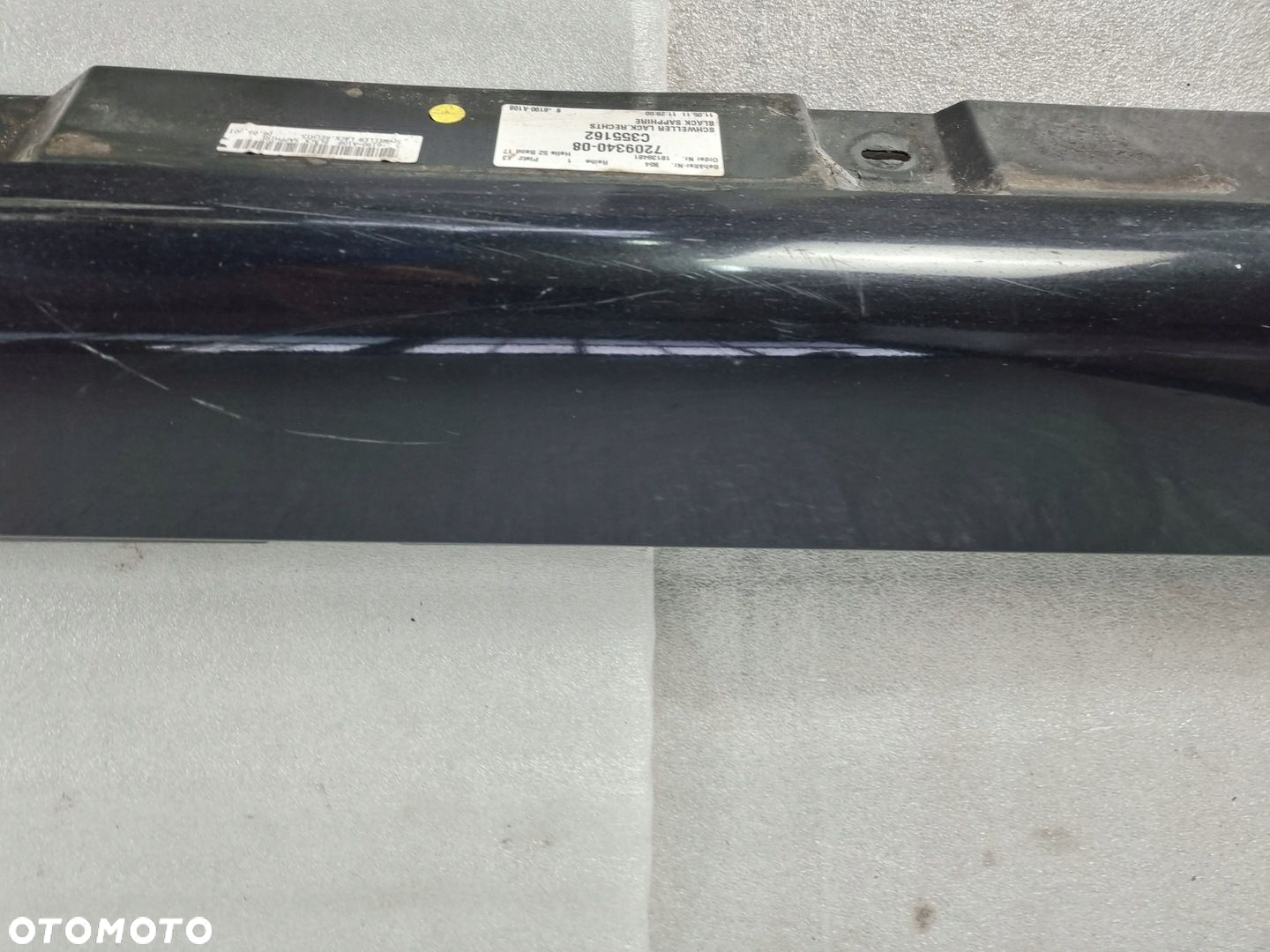 BMW F01 F02 LISTWA PROGOWA NAKŁADKA PRAWA 7209340 - 6