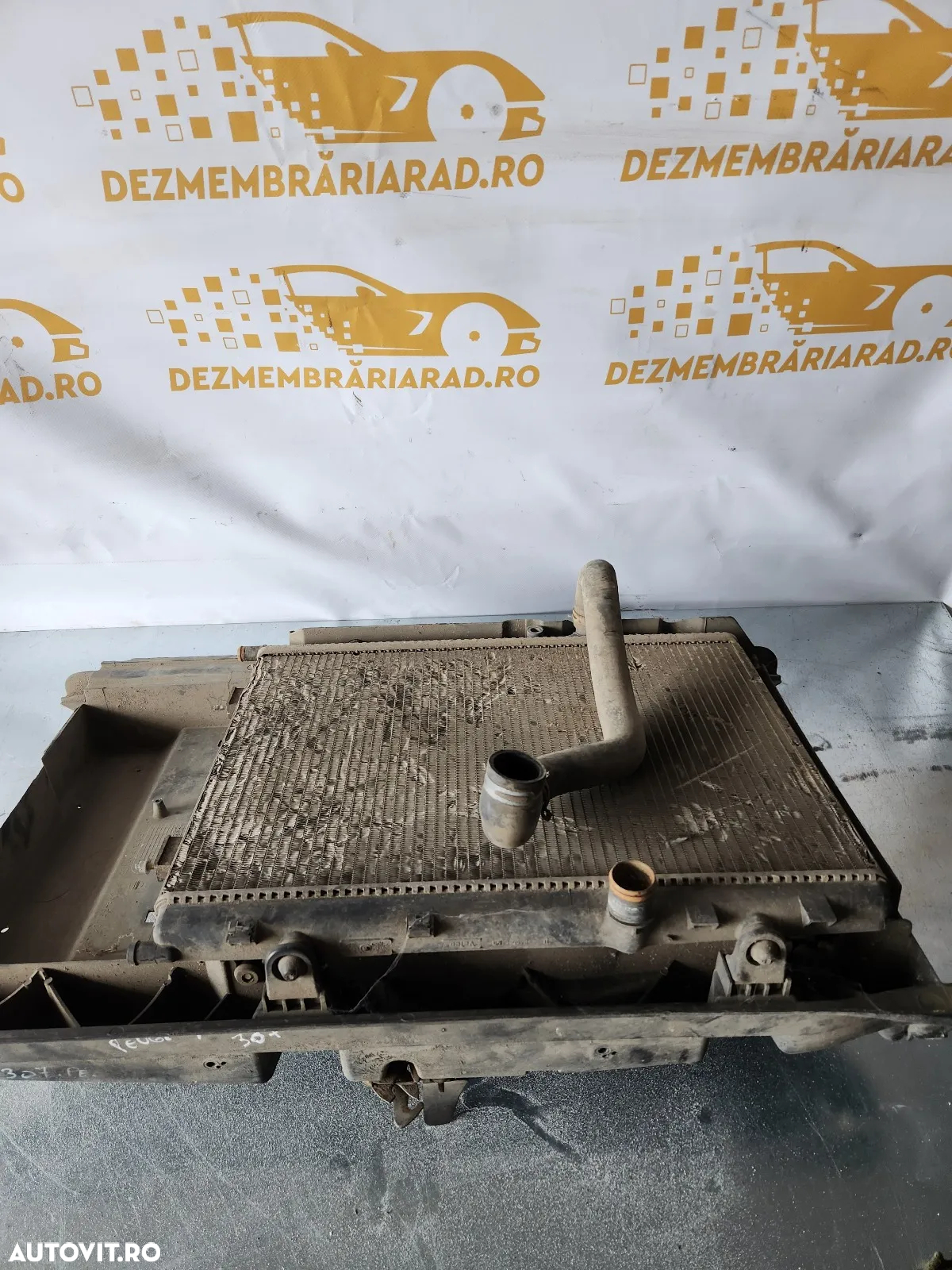 Trager Calandru Fata Radiator Apa Clima Termocupla Peugeot 307 Benzina - 5