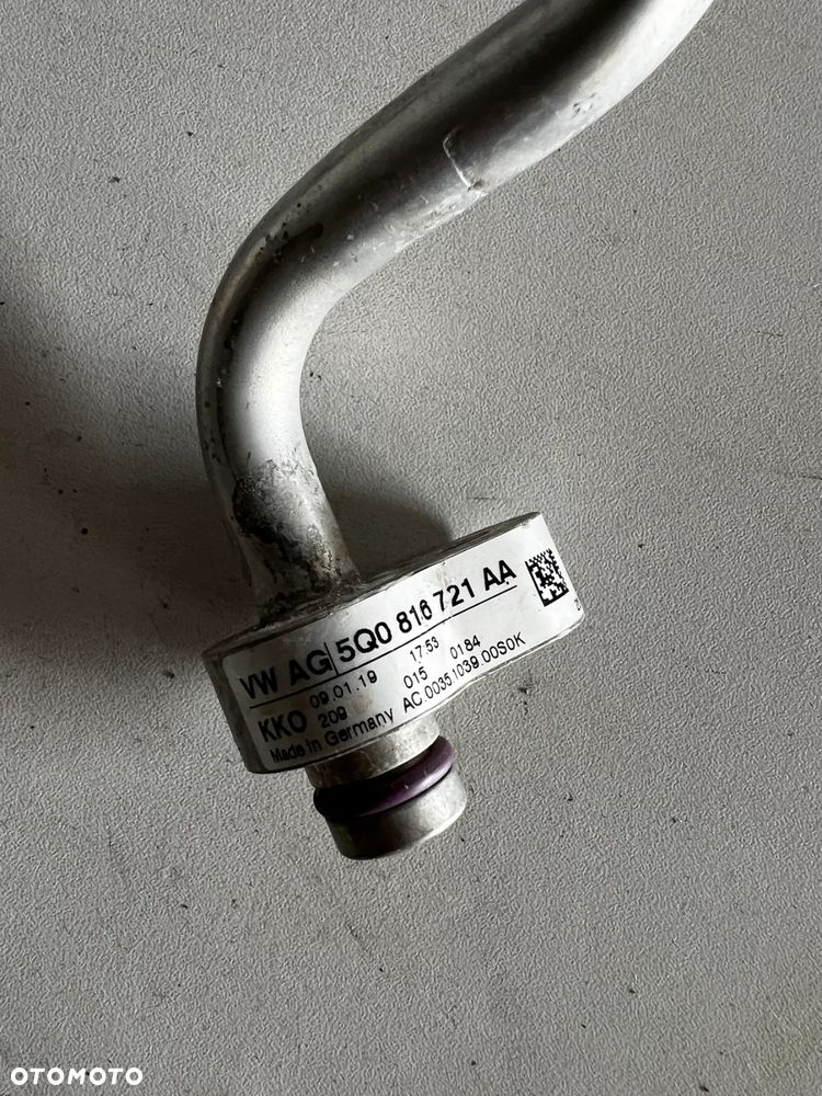 PRZEWODY KLIMATYZACJI WĄŻ AUDI A3 VW GOLF VII SKODA 5Q0816721AA - 2
