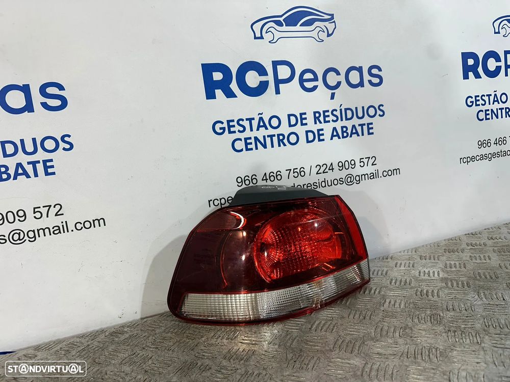 .Conjunto Farolins Tras Traseiro Esquerdo Direito Original Volkswagen VW Golf 6 Mk6 5k0945096E 5k0945095E 2008 - 2013 - 6