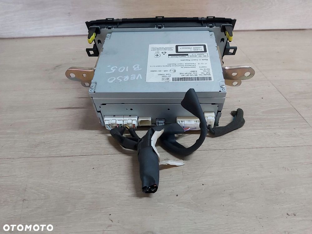 Toyota VERSO Lift 09 - 18 r radio oryginał 86120-0F140 - 4