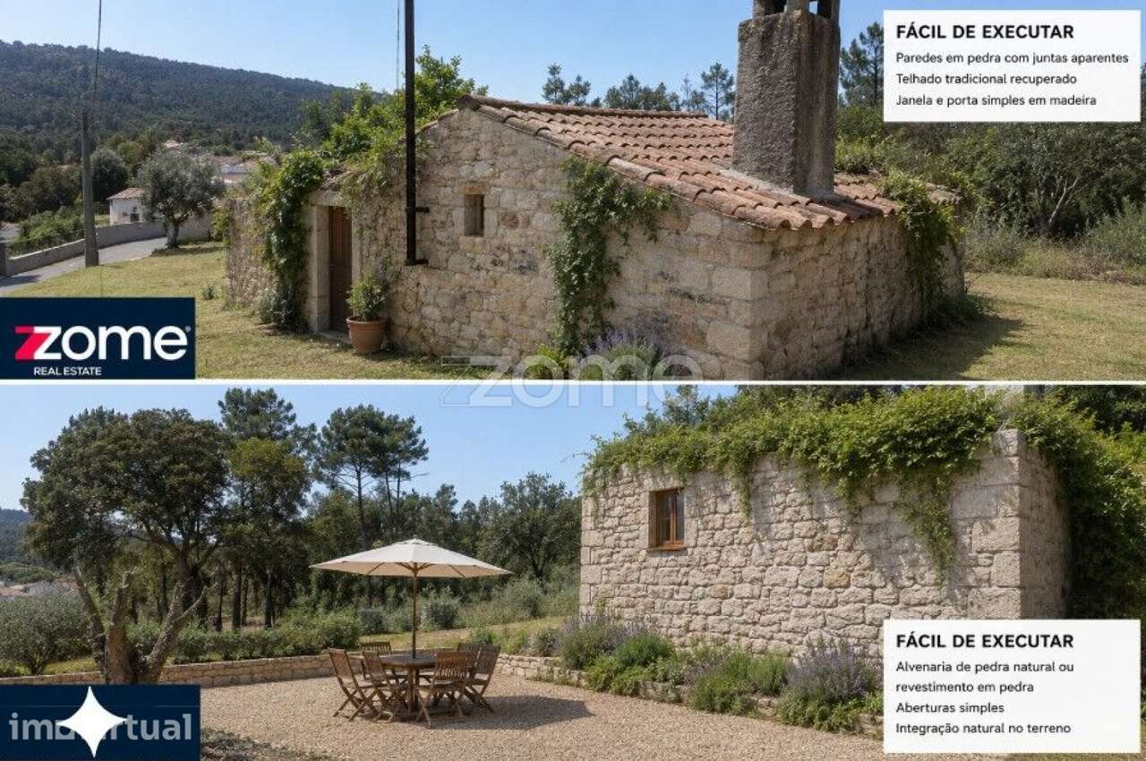 Ruína com 3.355 m² de Terreno Urbanizável junto às Piscinas da Frag... - Grande imagem: 2/18