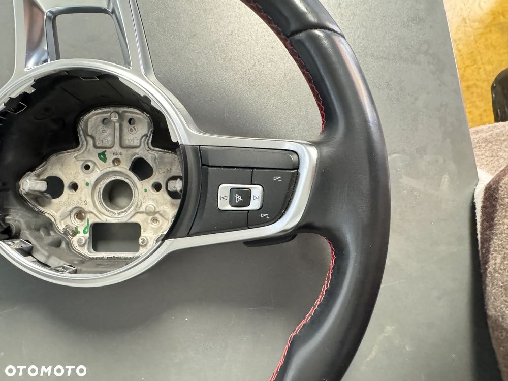 Volkswagen Golf VII GTI kierownica 5Q0419091 skóra multifunkcja łopatki - 2