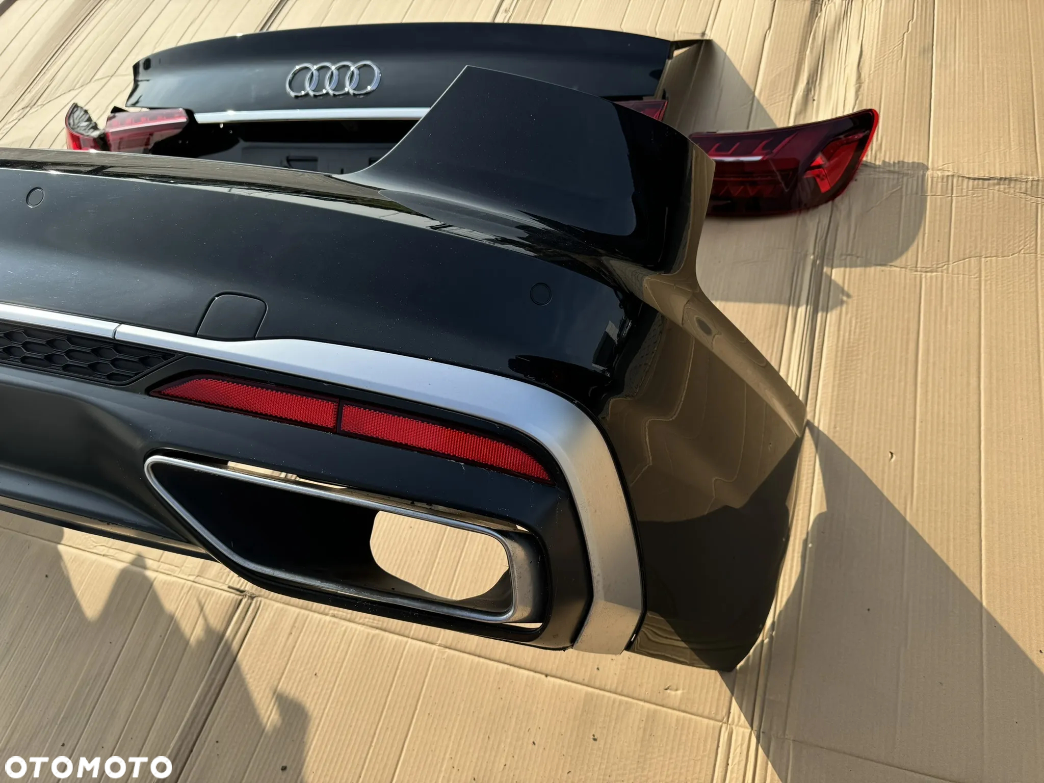 Audi A4 B9 lift s line sedan klapa tył zderzak tylny lampy tył LY9T - 6