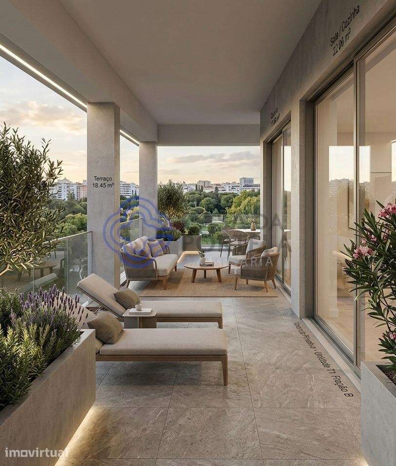APARTAMENTO T1 - Monsanto Lofts - Cedência de Posição - Grande imagem: 4/11