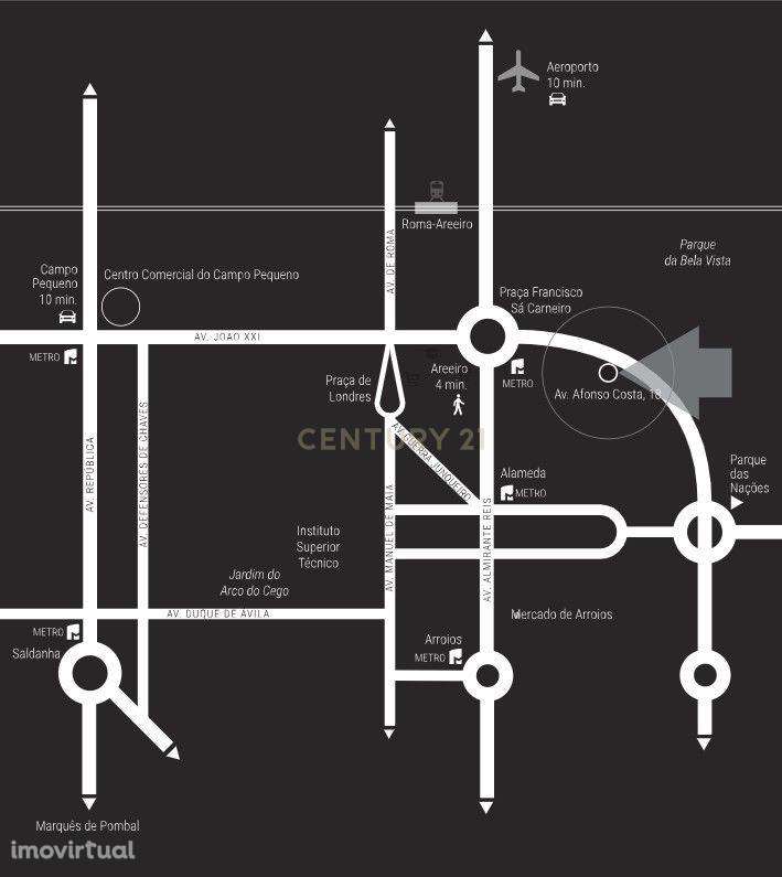 Luxuoso T1 Novo com Vista para a Cidade em Lisboa, Areeiro - Grande imagem: 2/25