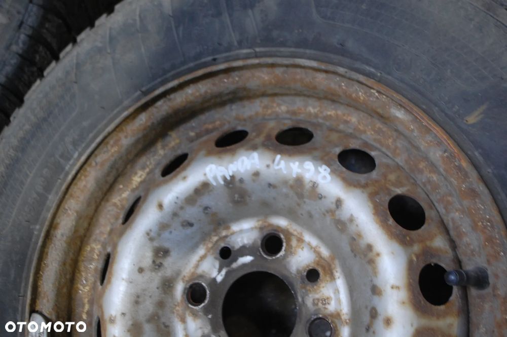 FELGI STALOWE + OPONY ZIMOWE 4X98 KLEBER 155/80R13 2022R. FIAT PANDA OPEL - 6