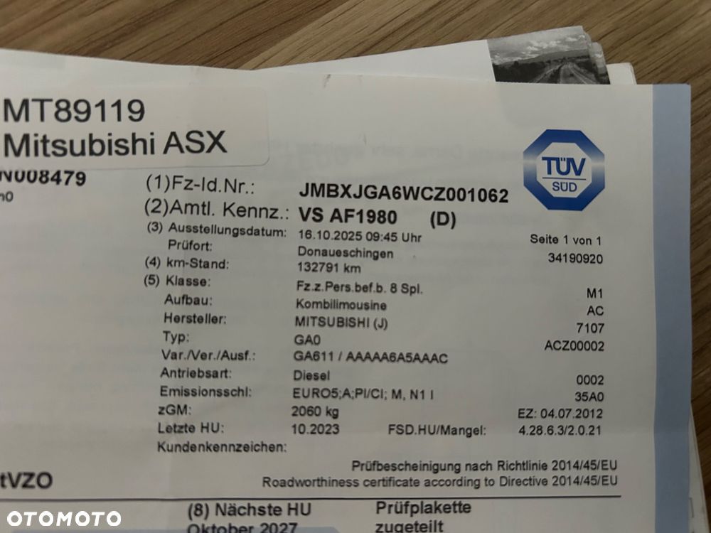 Mitsubishi ASX 1.8 DI-D 2WD Intense - 36