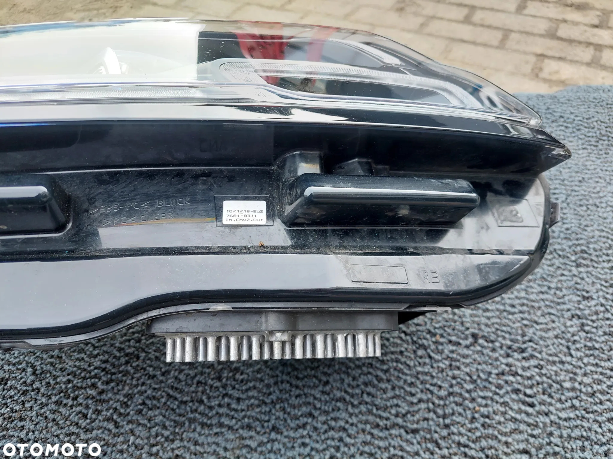LAND ROVER VELAR LASER L560 FULL LED LAMPA PRAWY PRZÓD J8A2 13W029 - 7