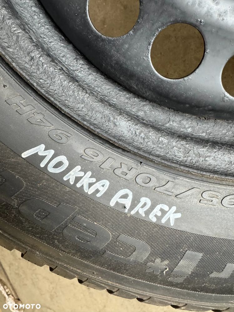 Felgi stalowe z oponami zimowymi Opel Mokka 5x105 IS38 6,5J 195/70 R16 7/8mm 2624 - 13