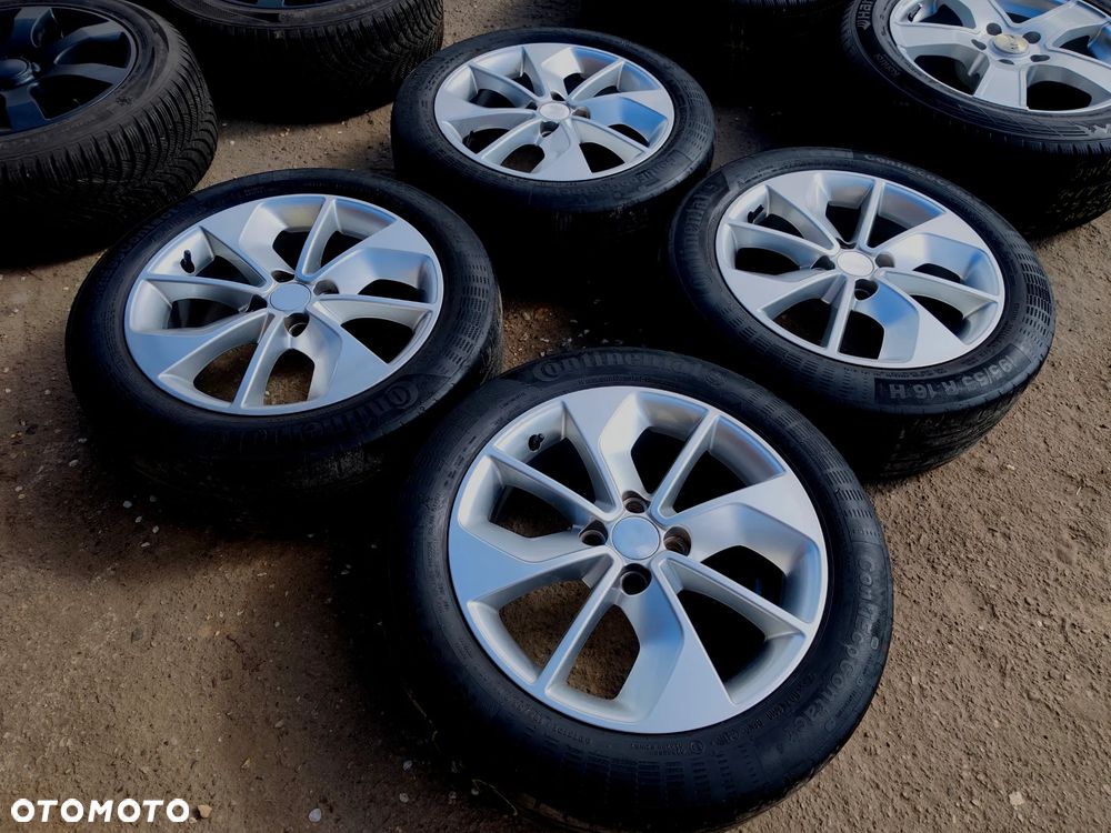 4x100 Felgi Aluminiowe Alufelgi Oryginalne 16 Koła Letnie Lato RENAULT Captur Clio IV 4 MEGANE NISSAN NOTE MICRA DACIA Dokker Logan Jogger Lodgy Sandero Stepway 4,5mm Legnica ALU-RAD 195/55 - 3