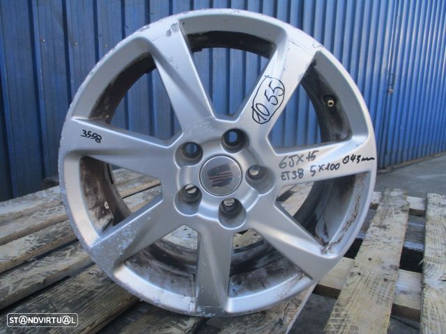 Jogo De Jantes 6J0601025A SEAT IBIZA 4 6J FASE 1 2008 1.4TDI 80CV 5P VERDE 38 6Jx15 5X110 43MM - 1