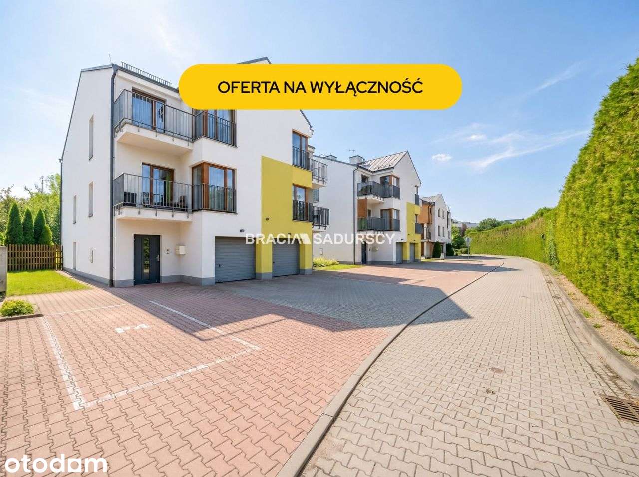 Mieszkanie 4 pokojowe z 2 balkonami i garażem.