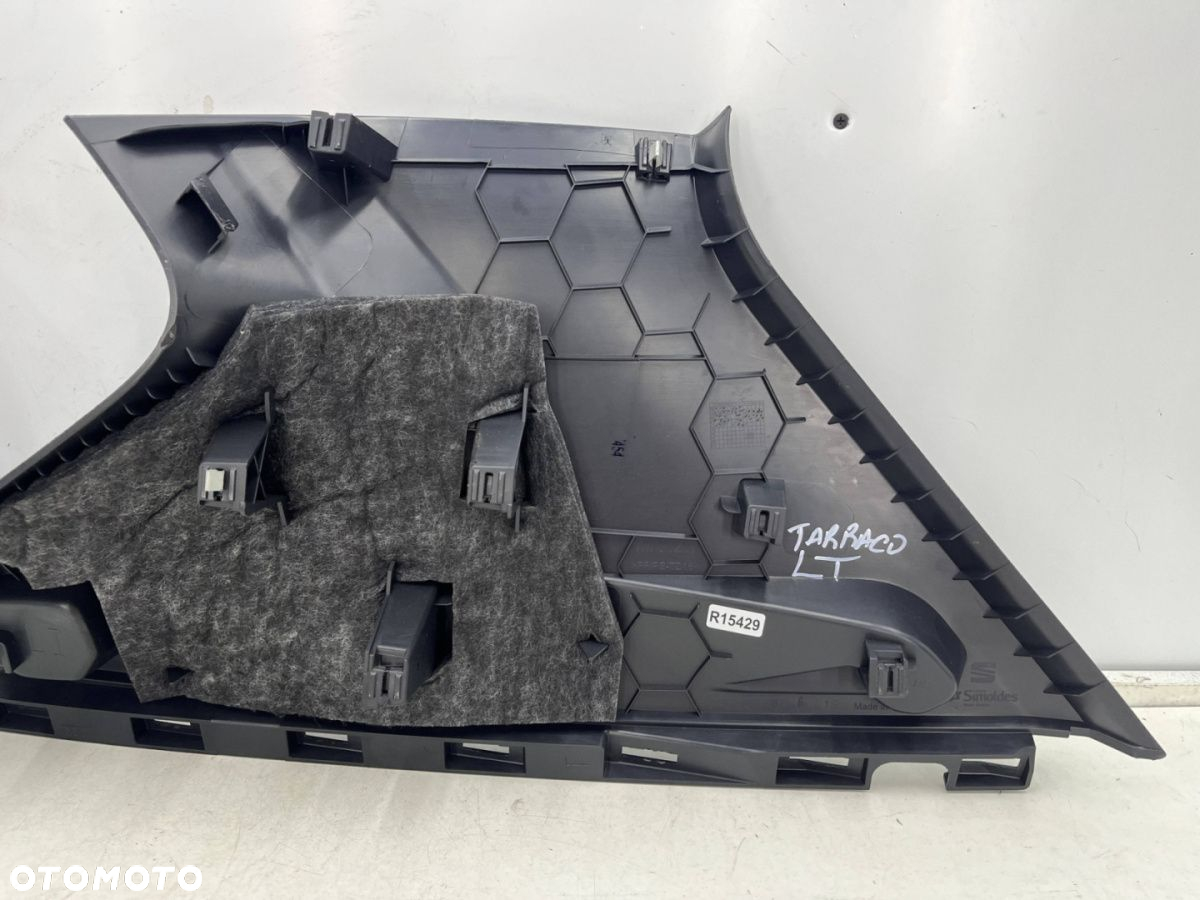 Plastik Seat Tarraco 2018r.- lewa tylna górna osłona słupka bagażnika 5fj867287b - 12