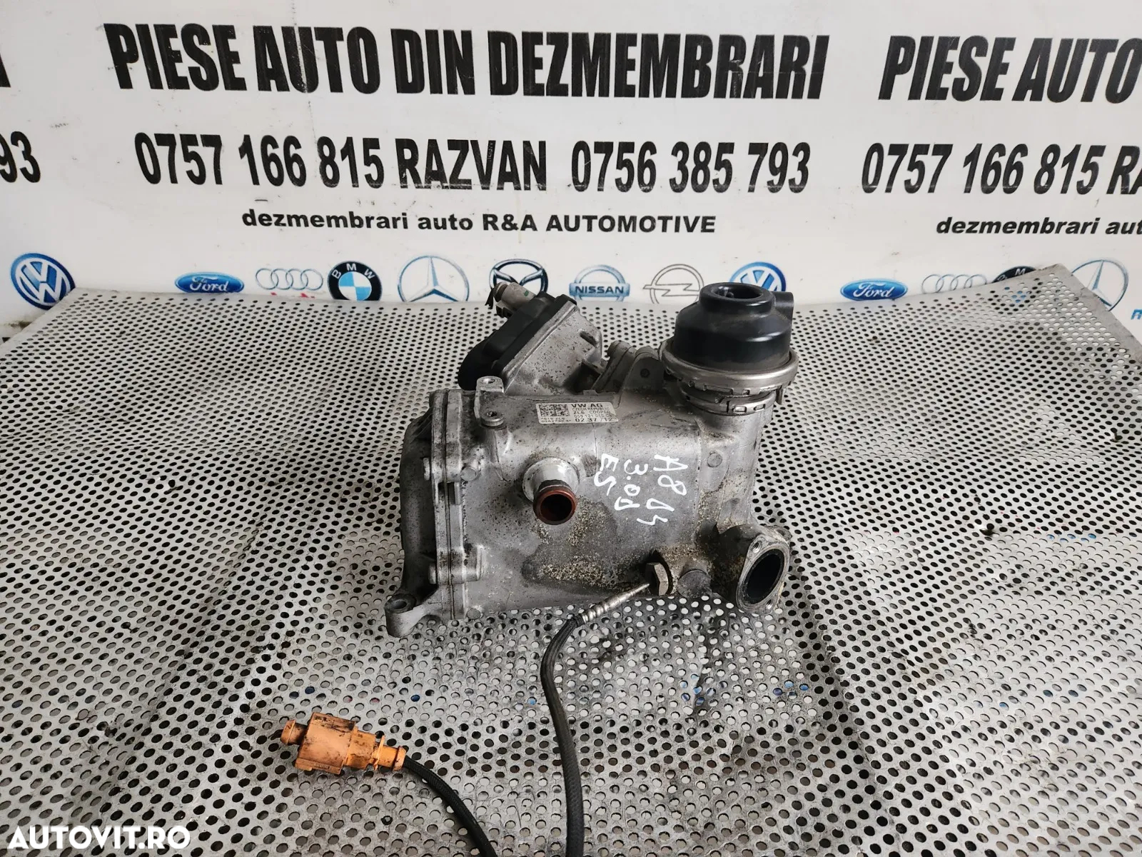 Racitor Gaze Egr Cu Supapa Valva Egr Audi A4 A5 A6 A7 A8 Q5 Q7 Vw Phaeton Touareg 3.0 D Euro 5 An 2 - 3