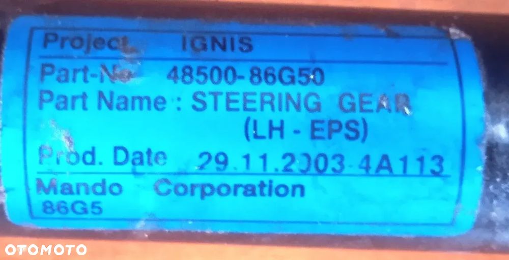 MAGLOWNICA  SUZUKI IGNIS I 00-03r 48500-86G50 - 3