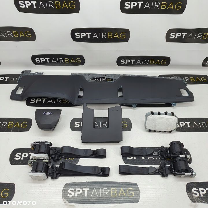 FORD RANGER DESKA ROZDZIELCZA KONSOLA KOKPIT PULPIT PODUSZKI AIRBAG AIR BAG PASY KIT SET - 1