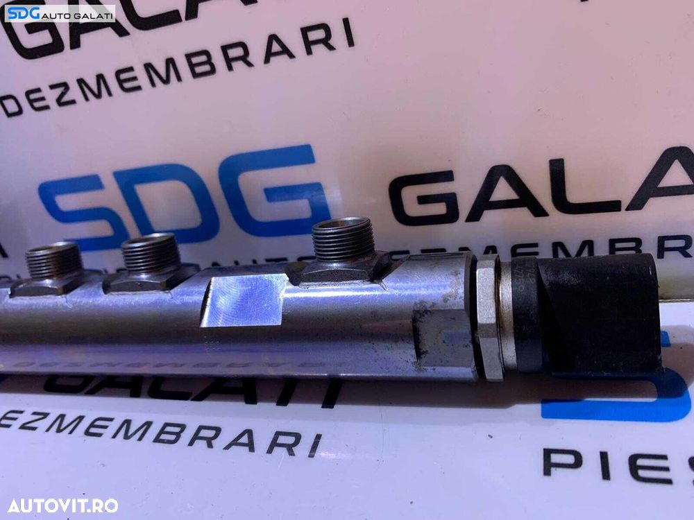 Rampa Presiune Injectoare Completa cu Senzor Senzori Regulator Presiune BMW Seria 3 E90 E91 316 318 320 2.0 D N47 2007 - 2011 Cod 0445214182 7809127 780912704 0281002948 0281002738 - 3